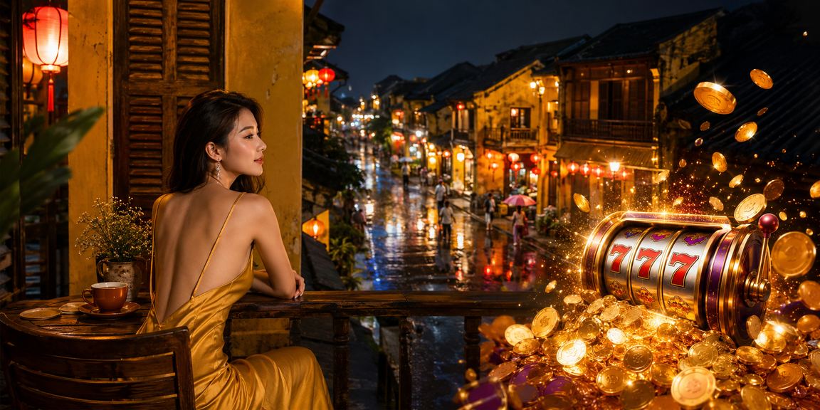 Người chơi trải nghiệm slot game tại Hội An Việt Nam
